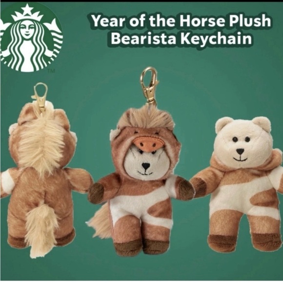 Limited Edition‼️ Starbucks 2026 Bearista Key Chain Bag Charm - Picture 6 of 6